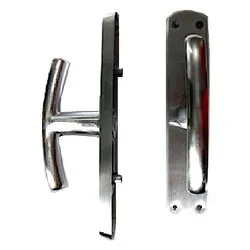 Maniglia finestra cremonese su placca MILENA Cromo satinato 55744406003 - immagine 1