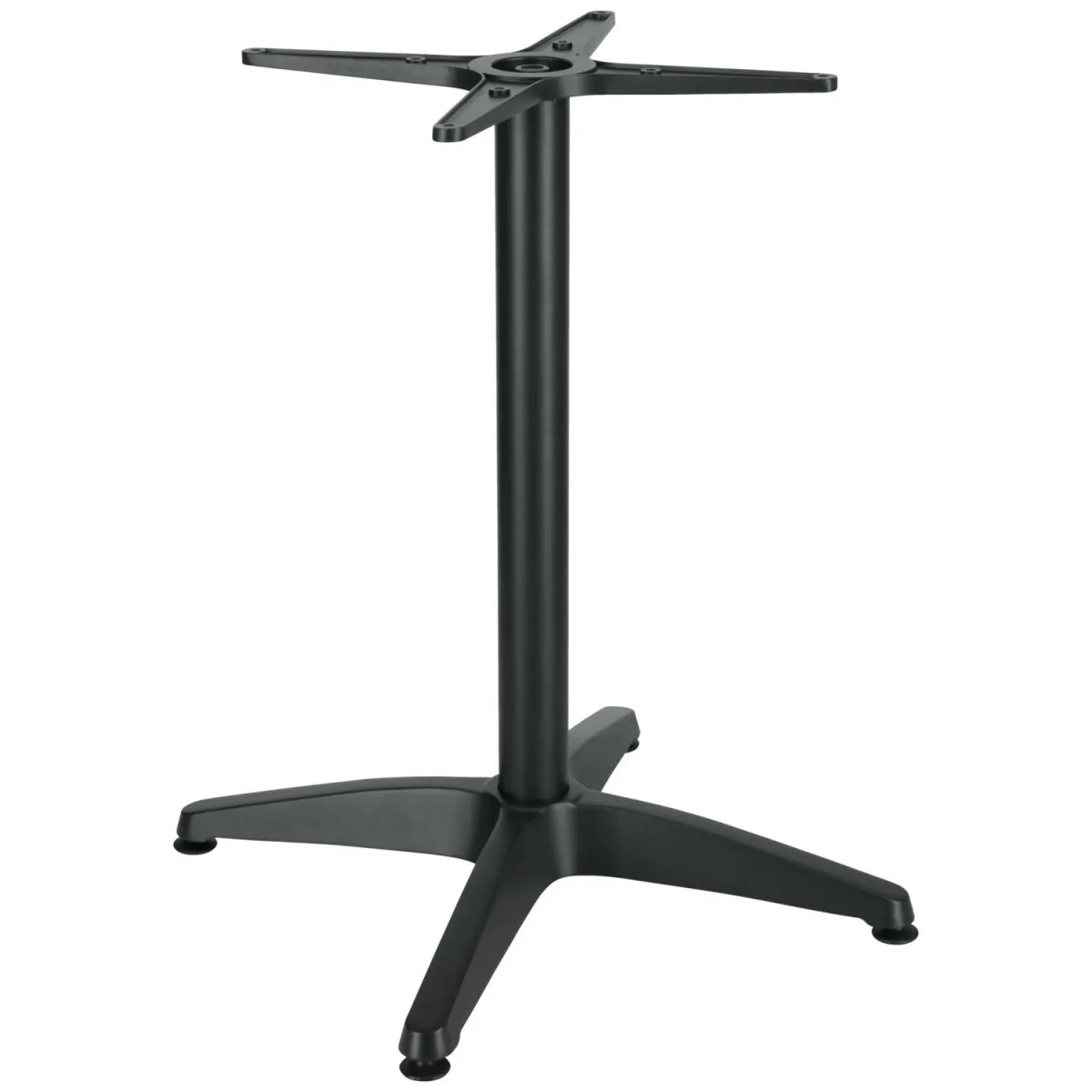 PULSIVA Base tavolo Past alluminio; 66x66x72 cm (LxLxH); nero - immagine 1