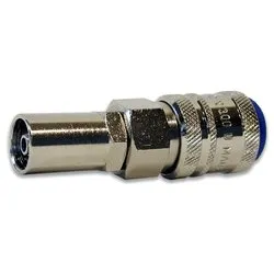 Attacco F rapido a sfera con portagomma ( per tubi D. 8 × 17 mm ) 10232U - immagine 1