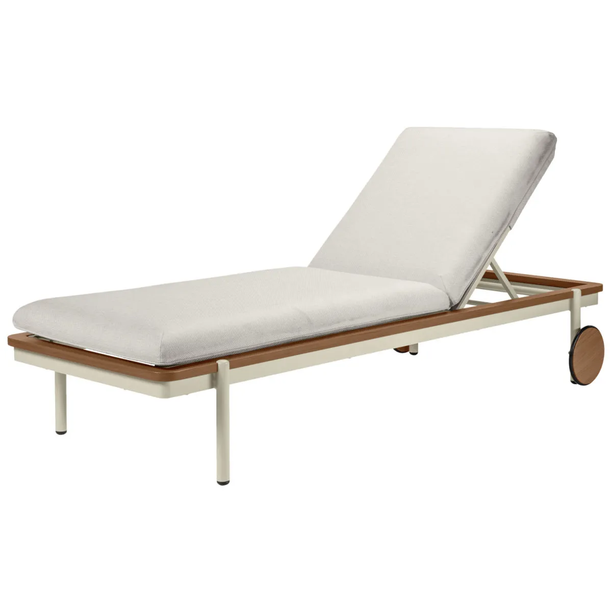 VEGA Cuscino per lettino prendisole Rivan; 72x199x7.5 cm (LxLxH); beige - immagine 1