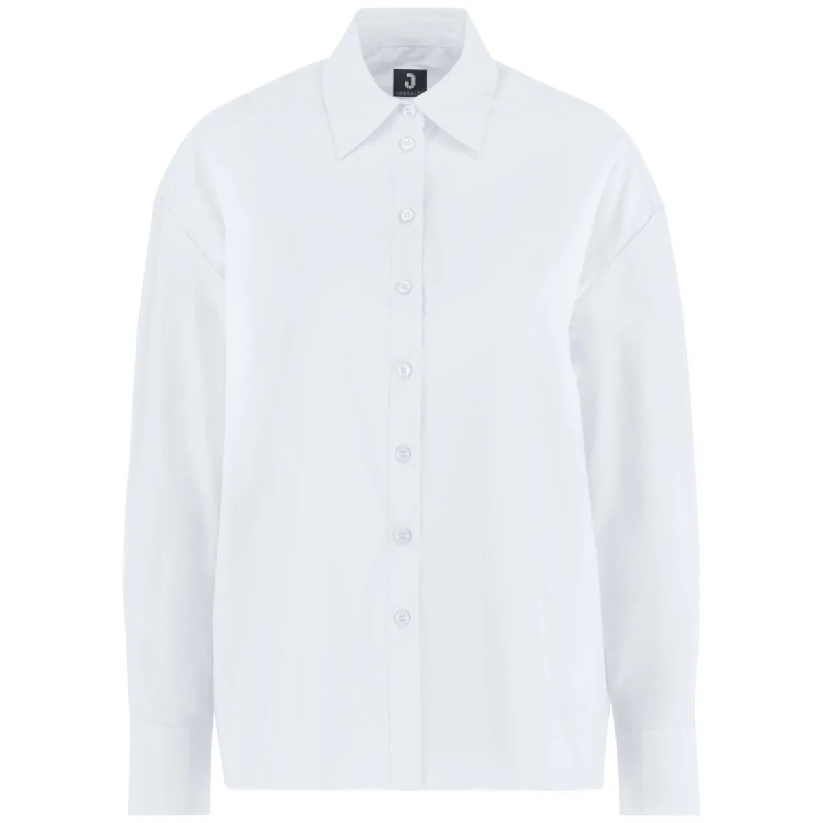 JOBELINE Camicetta manica lunga Porter Langarm, Oversize Fit; Taglia M; bianco - immagine 1