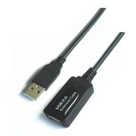 Cavo di prolunga USB 2.0 maschio-femmina nero 60 Mbps AISENS A101-0019 da 10 m - immagine 1