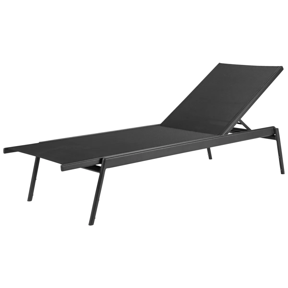 VEGA Lettino prendisole Elaris; 200x74x36 cm (LxLxH); seduta antracite, struttura antracite - immagine 1