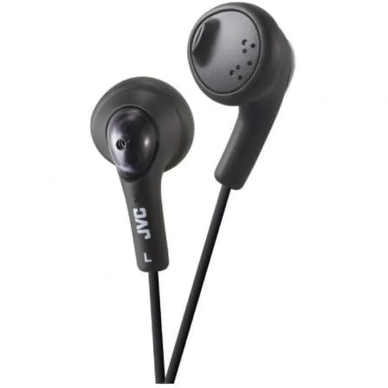 Auricolari JVC HA-F160-B-E con cavo jack 3,5mm rinforzo bassi ergonomici neri - immagine 1