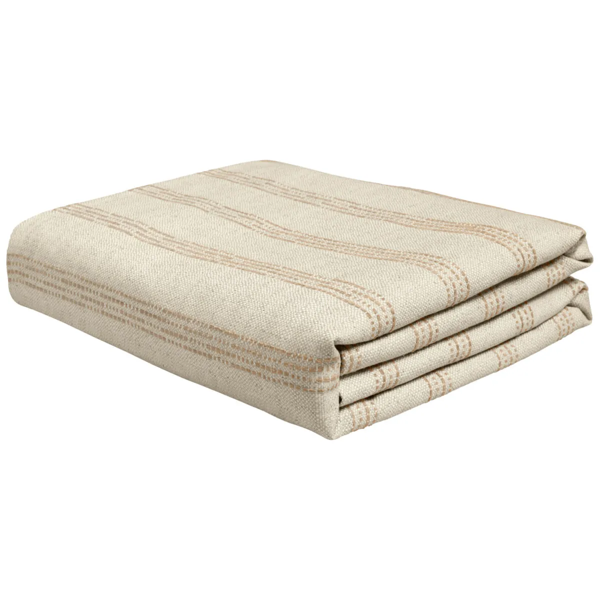 ERWIN M. Runner letto Torano gestreift; 105x265 cm (LxL); crema/beige - immagine 1