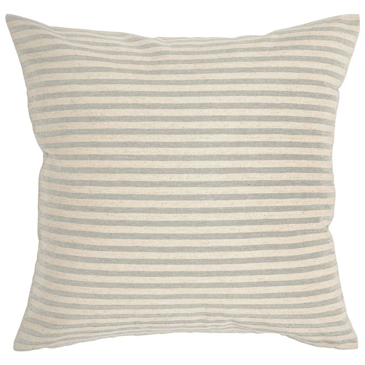 ERWIN M. Federa cuscino decorativo Eda a righe; 40x40 cm (LxL); grigio chiaro/beige - immagine 1