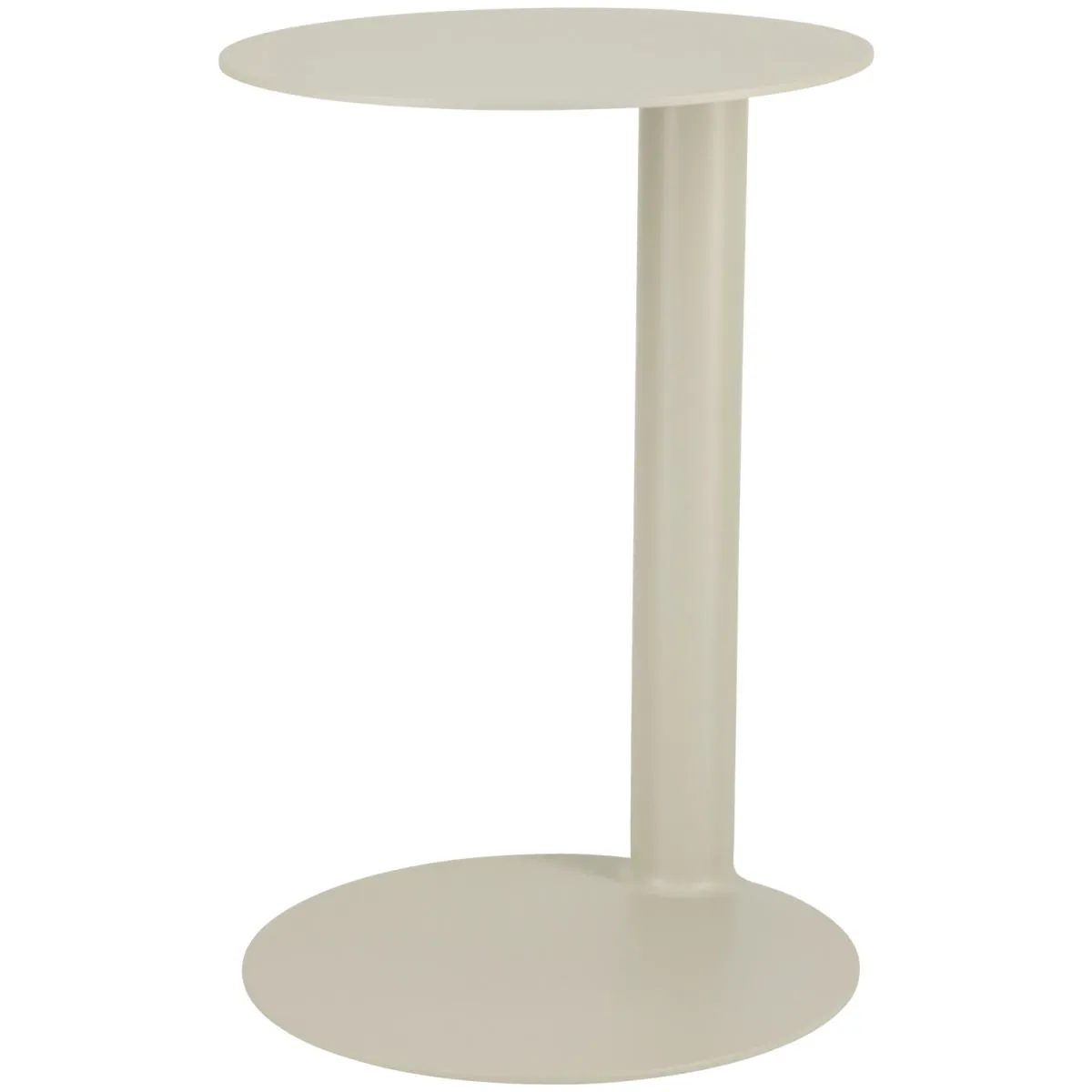 VEGA Tavolino da esterno Elaris; 33.5x50 cm (ØxH); beige; rotonda - immagine 1