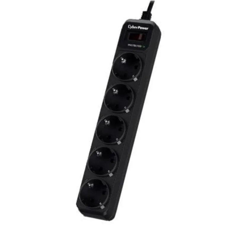 Multipresa CyberPower B0520SC0-DE 5 prese con protezione sovratensioni e interruttore - immagine 1