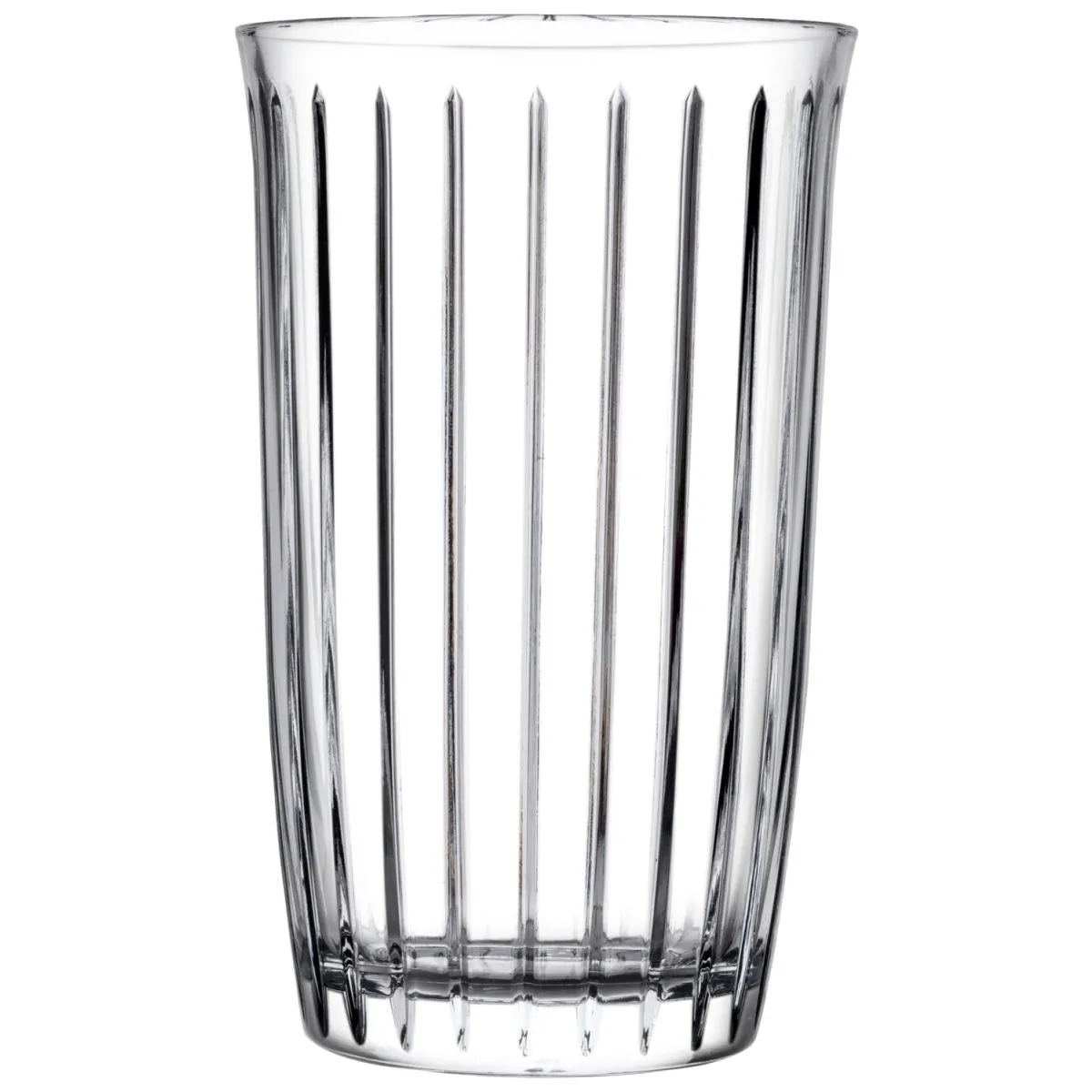 4x Pasabahçe Tumbler alto Joy in vetro rigato; 295 ml, 7.85x12.3 cm (ØxH); trasparente; 4 pz. / Pacco - immagine 1