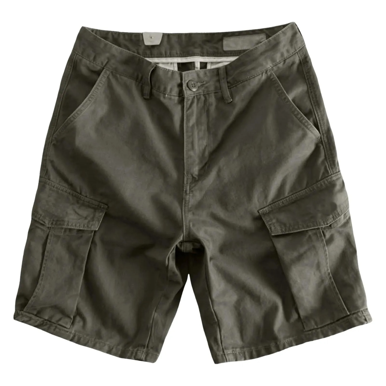 Generico Pantaloncini Cargo da Donna - Pantaloni Corti Donna Sportivi Elastico Estivi Pantaloni Corti Comodi Fitness Shorts con Tasche Leggeri per Jogging Golf Escursionismo - immagine 2
