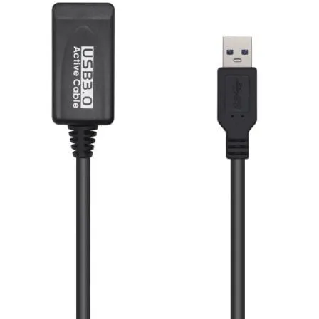 Cavo di prolunga USB 3.0 AISENS A105-0525 amplificatore 5m 625Mbps nero - immagine 1