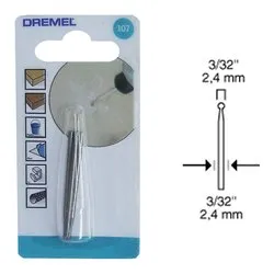 Fresa miniutensile 3 pz (2,4mm) Legno, Fibra di vetro, Plastica, Metallo tenero 26150107JA - immagine 1