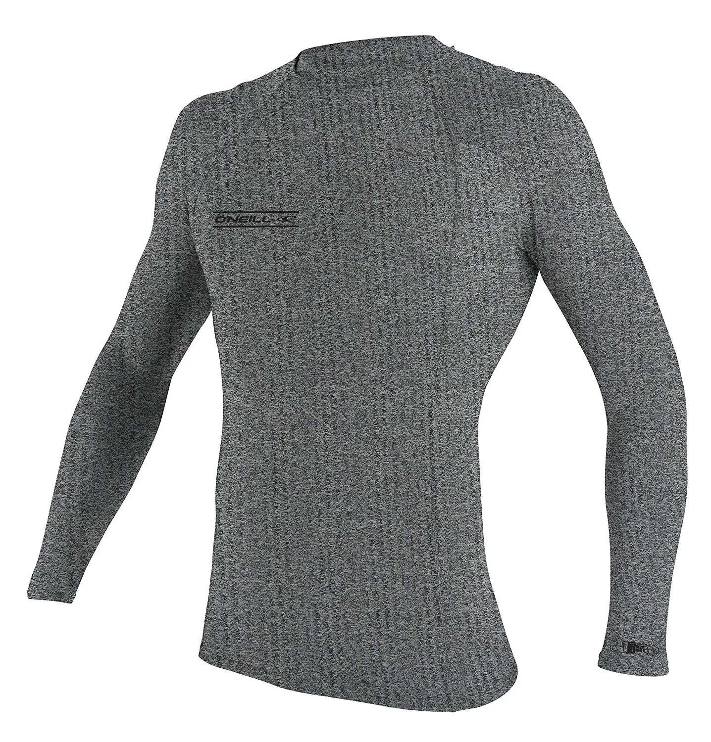 O'Neill Basic Skins - Rashguard a Maniche Lunghe da Uomo, Colore: Smoke Hybrid, XXL - immagine 1