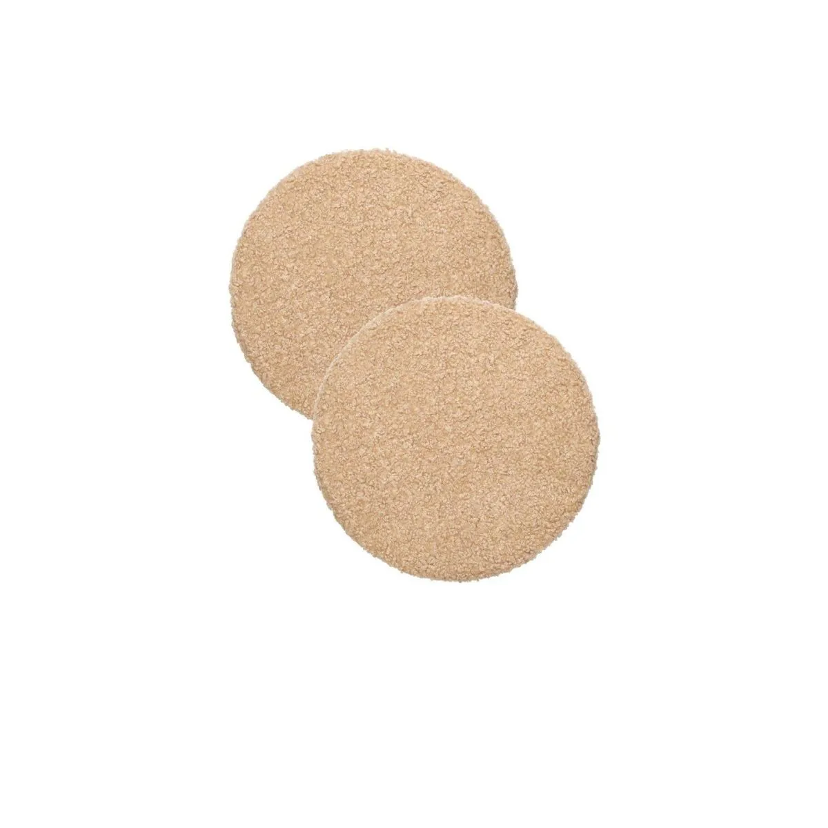 2x Svanefors Cuscino per sedia Teddy 2P; 38x38x4 cm (LxLxH); marrone; tinta unita; 2 pz. / Pacco - immagine 1