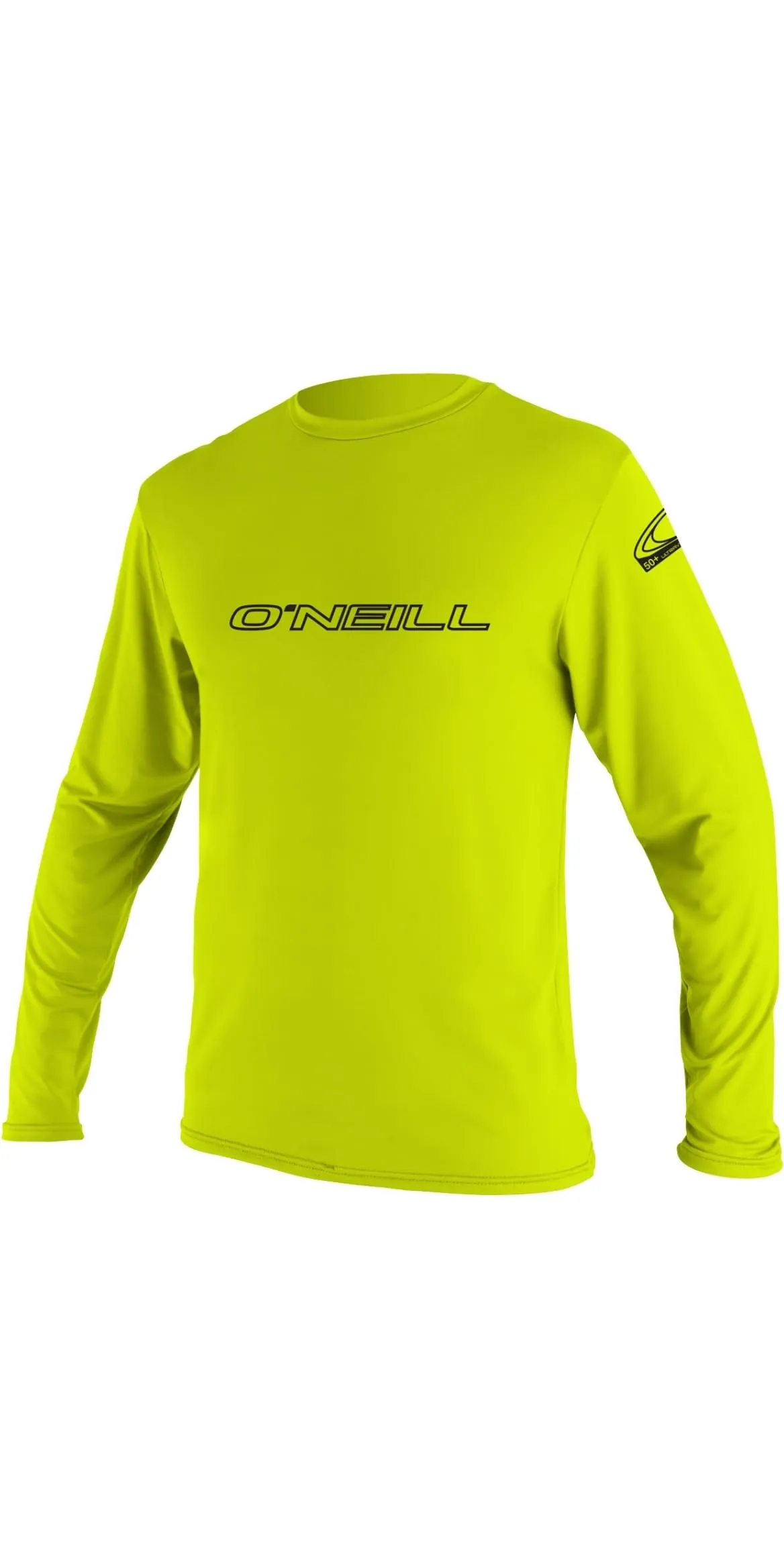 O'Neill Basic Skins Langarm Sun Shirt Männer Lime (S) - immagine 1
