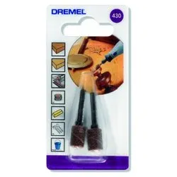 Abrasivo miniutensile cilindro con codolo (6,4mm x 36mm) 2 pz P60 26150430JA - immagine 1