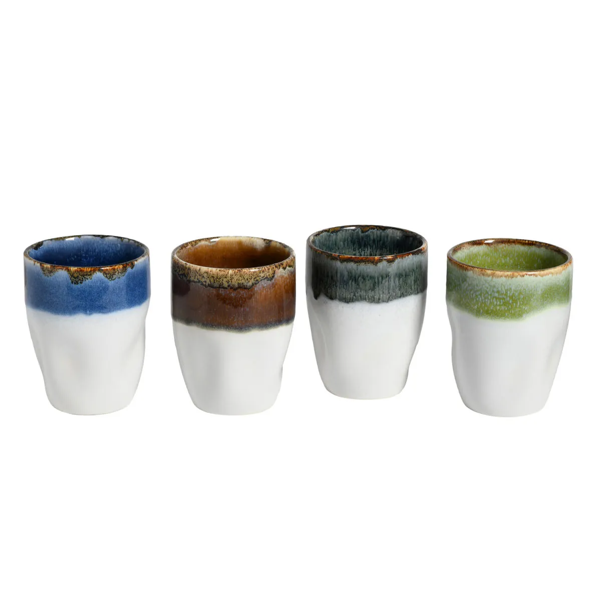 4x CreaTable Squeezy - tazza da caffè 4 pezzi; 300 ml, 8.5x8.5x8.5x11 cm (LxLxØxH); multicolore; 4 pz. / Pacco - immagine 1