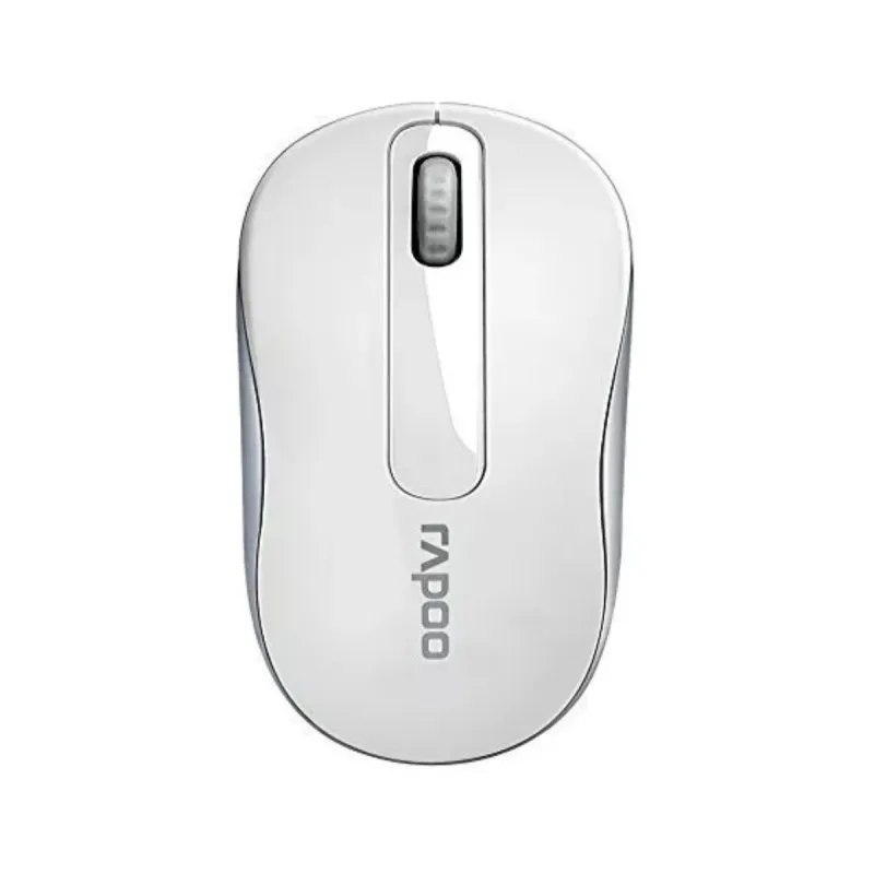 Mouse wireless Rapoo 1000 DPI compatto ambidestro batteria a lunga durata bianco - immagine 1