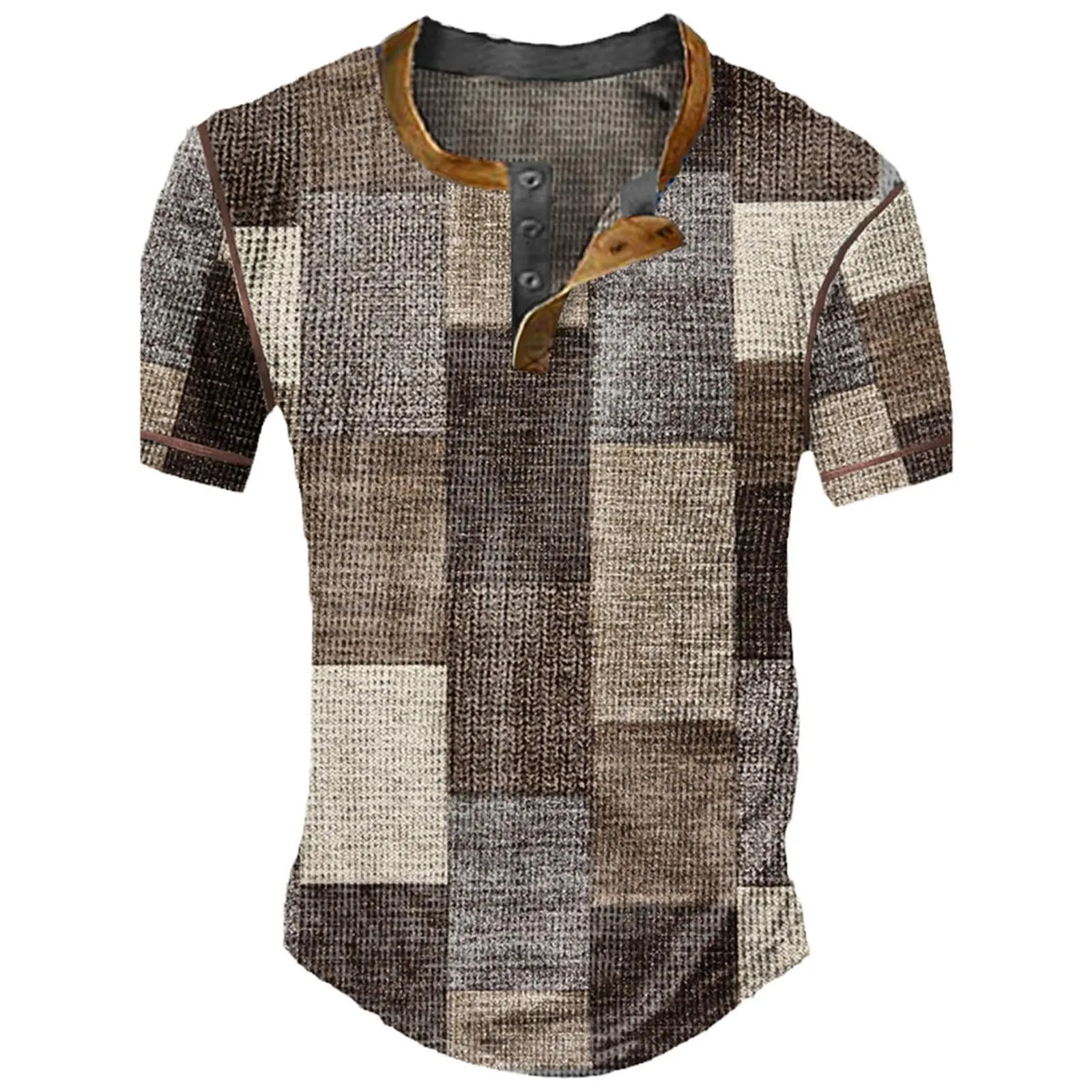 Generico Maglietta Rosa Camicia Bianca Uomo Cotone Manica Corta Elegante Slim Camicia Giapponese Uomo Lino - immagine 1