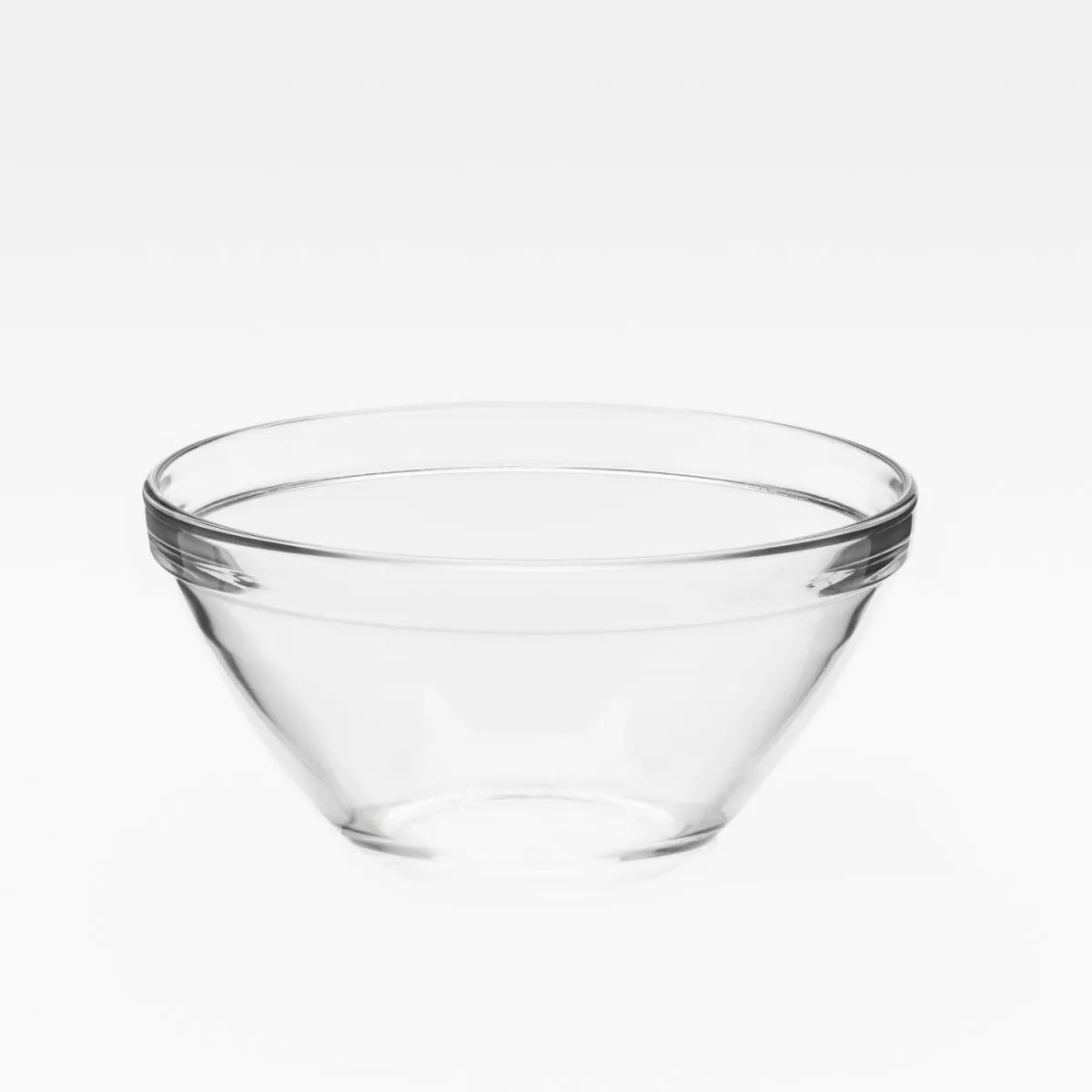 12x Bormioli Rocco Schale Pompei 26 cm; 1700 ml, 20x20x20x10 cm (LxLxØxH); trasparente; rotonda; 12 pz. / Pacco - immagine 1
