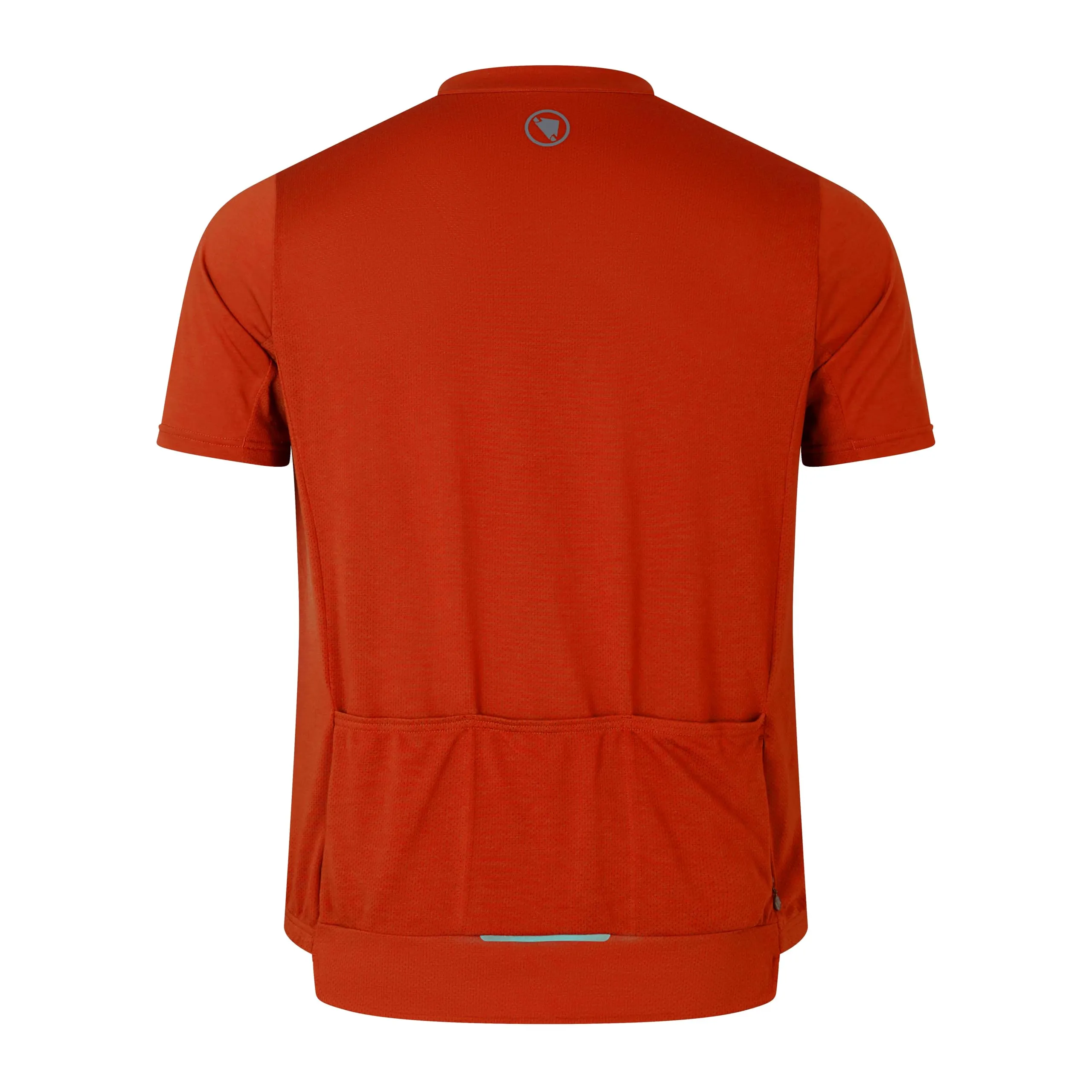 ENDURA Men's Loop Zipped Short Sleeve Jersey, Flame Red, 3XL - immagine 2