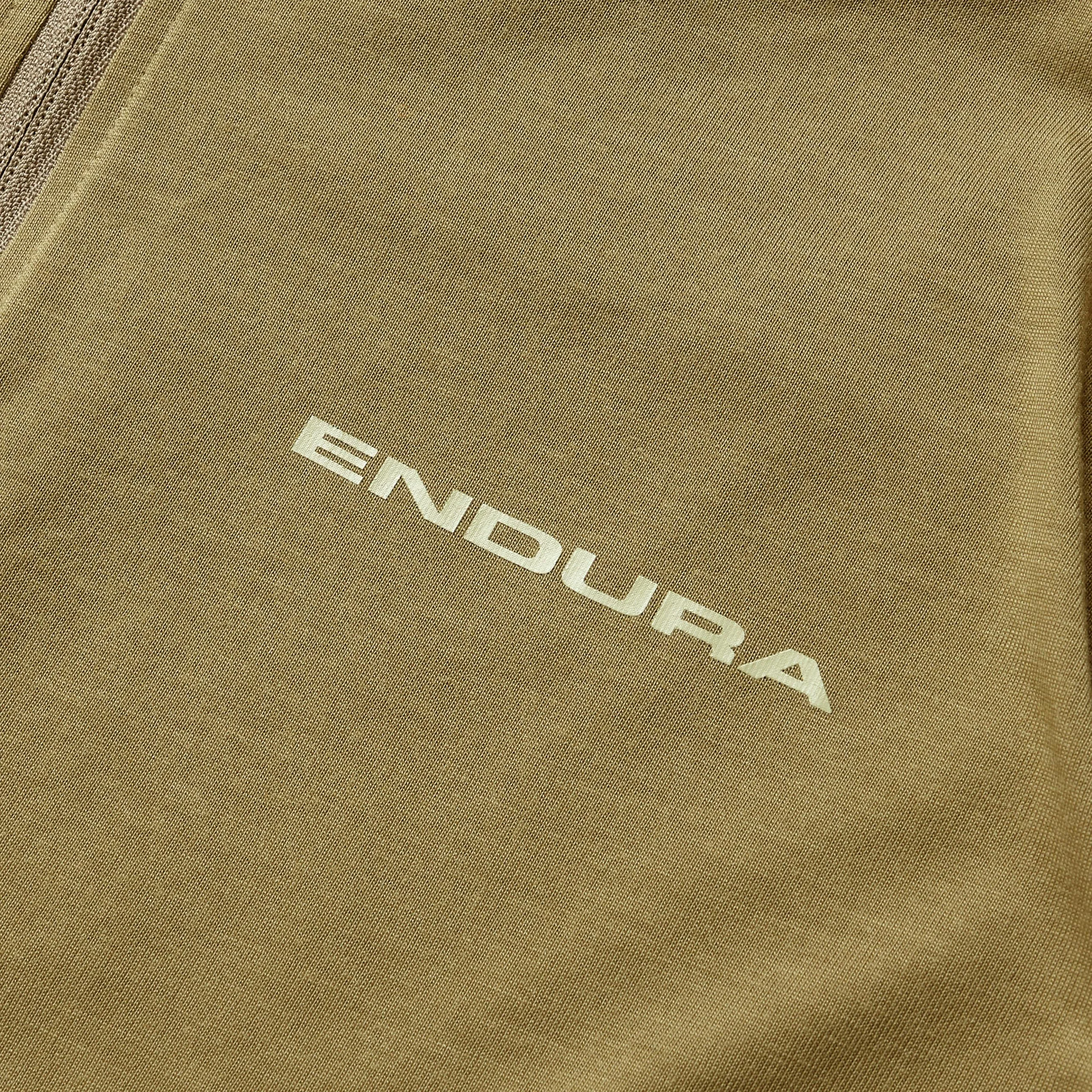ENDURA Men's Loop Zipped Short Sleeve Jersey, Tweed Green, L - immagine 4