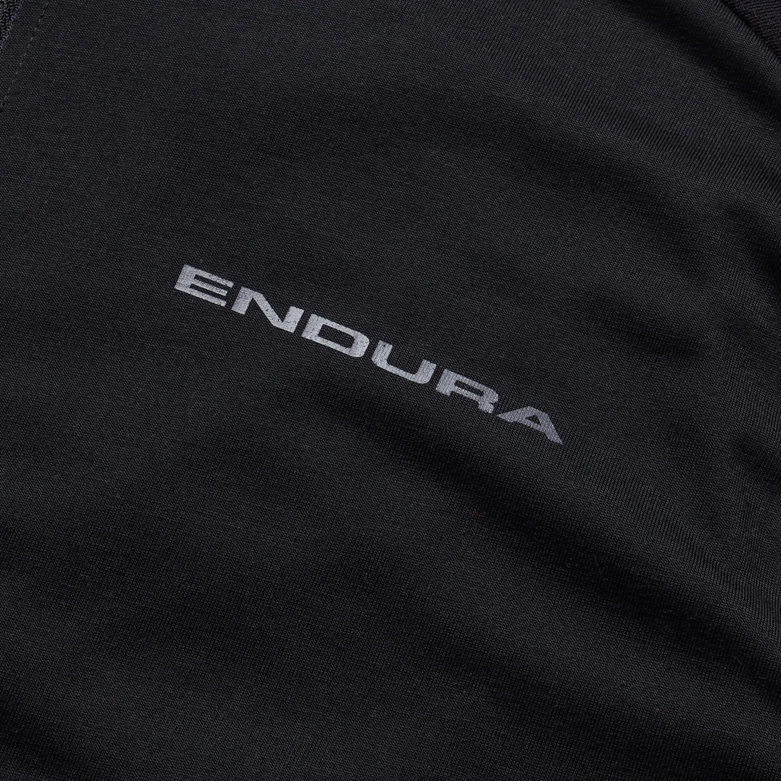 ENDURA Men's Loop Zipped Short Sleeve Jersey, Black, XL - immagine 9
