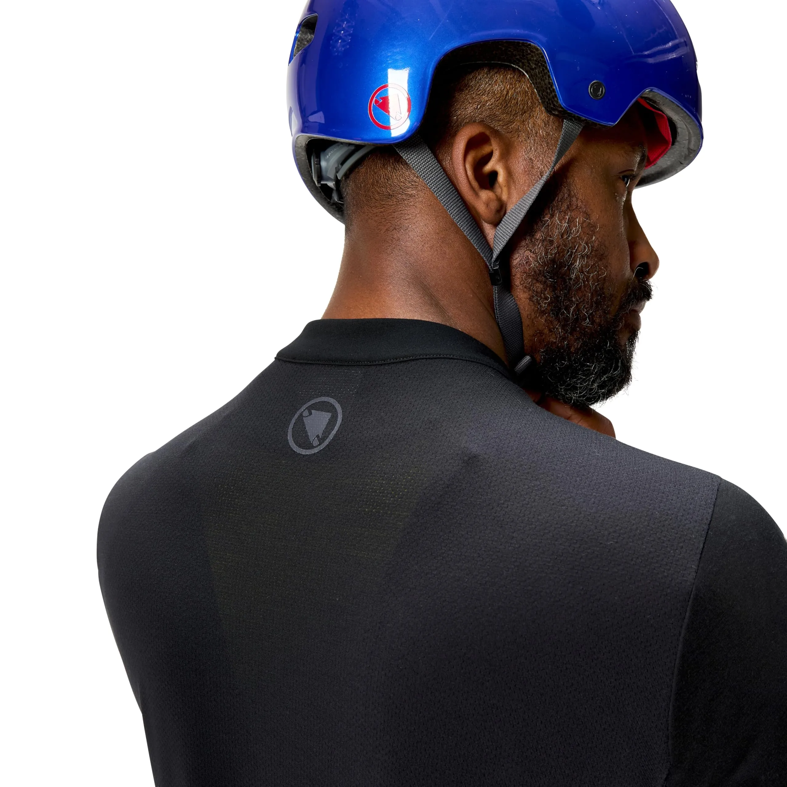 ENDURA Men's Loop Zipped Short Sleeve Jersey, Black, M - immagine 7