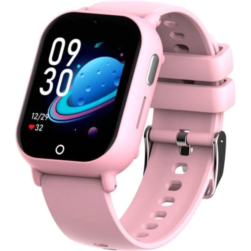 DCU Tecnologic Kids 4G GPS 50mm IPS Rosa Resistente IP67 SOS Videocamera Chiamate Localizzazione - immagine 1