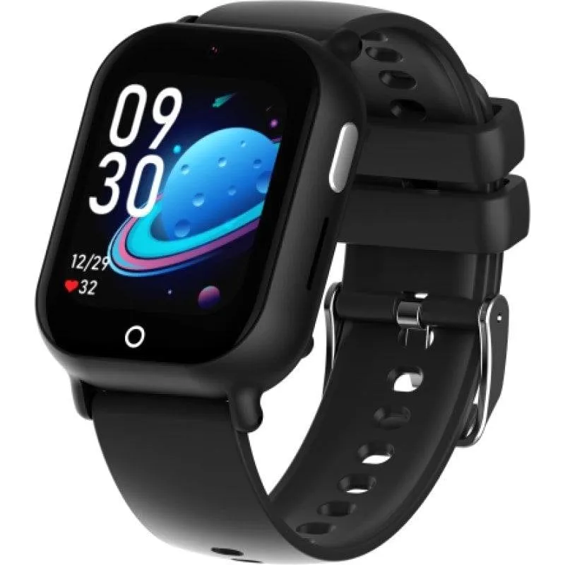 DCU Tecnologic Kids 4G GPS 1.52" IPS Nero Taglia Unica IP67 SOS Videocall Camera - immagine 1