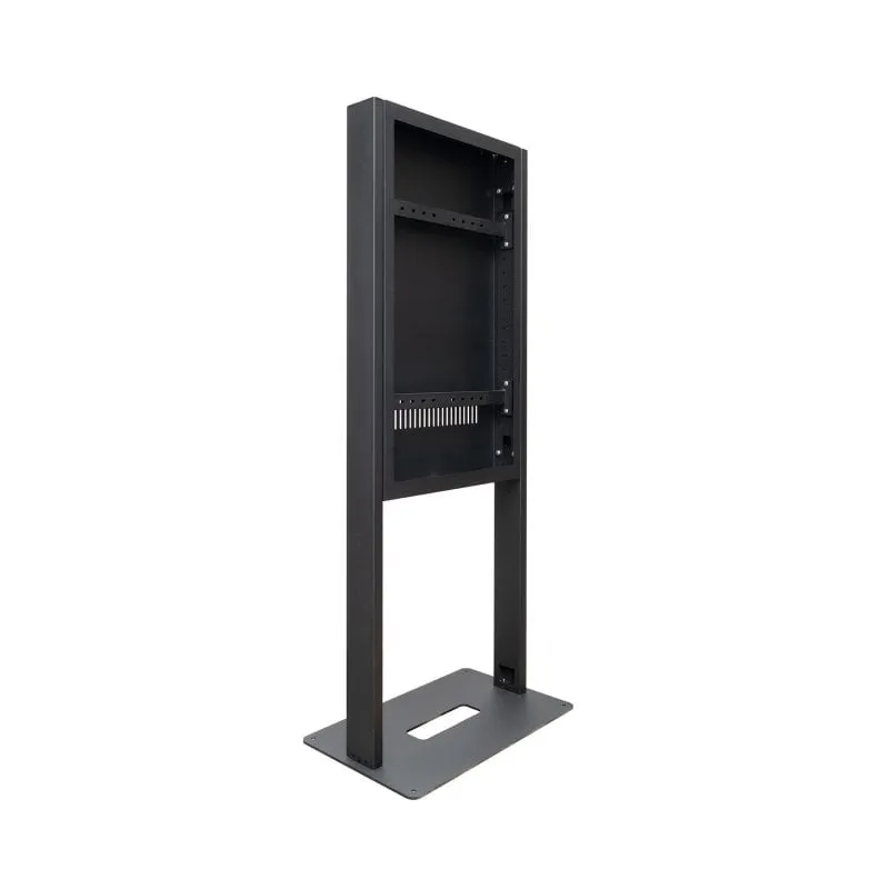 Supporto vetrina autoportante ventilato nero Kimex 030-3055K da 55" VESA 200x200-600x400 - immagine 1