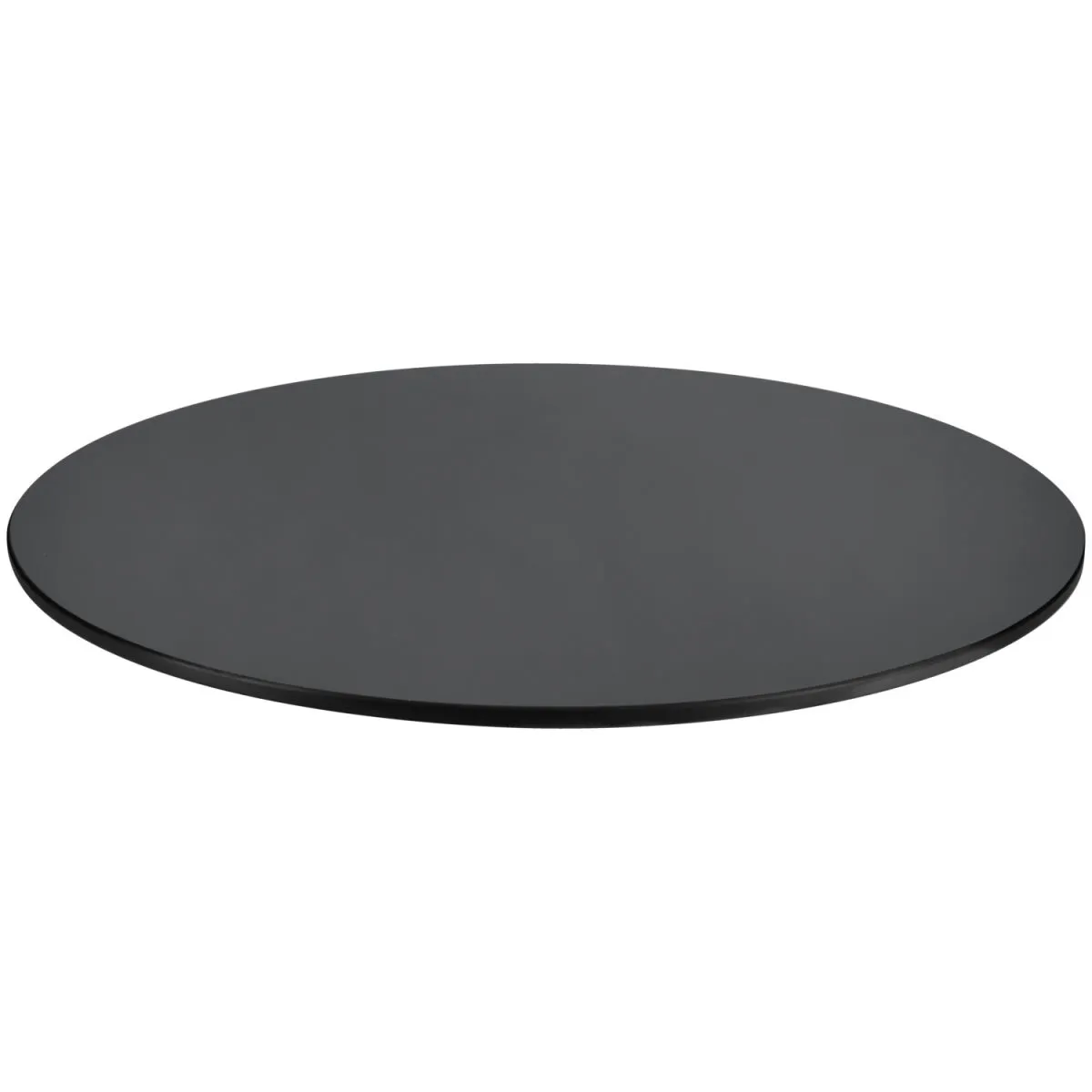 VEGA Piano tavolo da esterno in HPL Compa rotondo; 77 cm (Ø); antracite; rotonda - immagine 1
