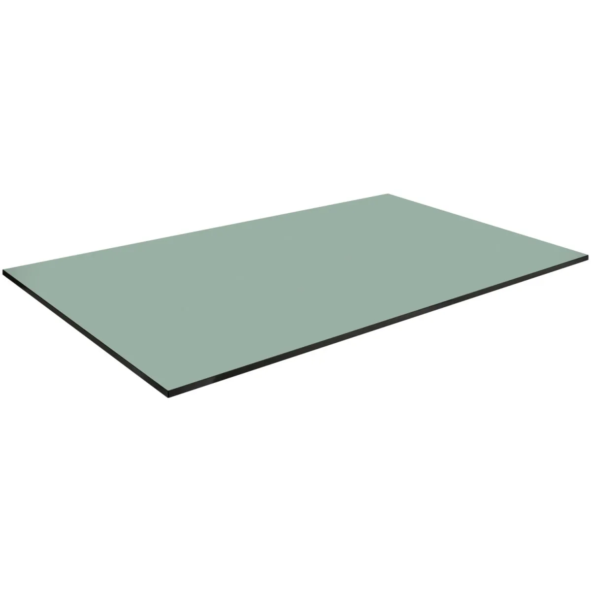 VEGA Piano tavolo da esterno in HPL Compa rettangolare; 120x69 cm (LxL); verde menta; rettangolare - immagine 1