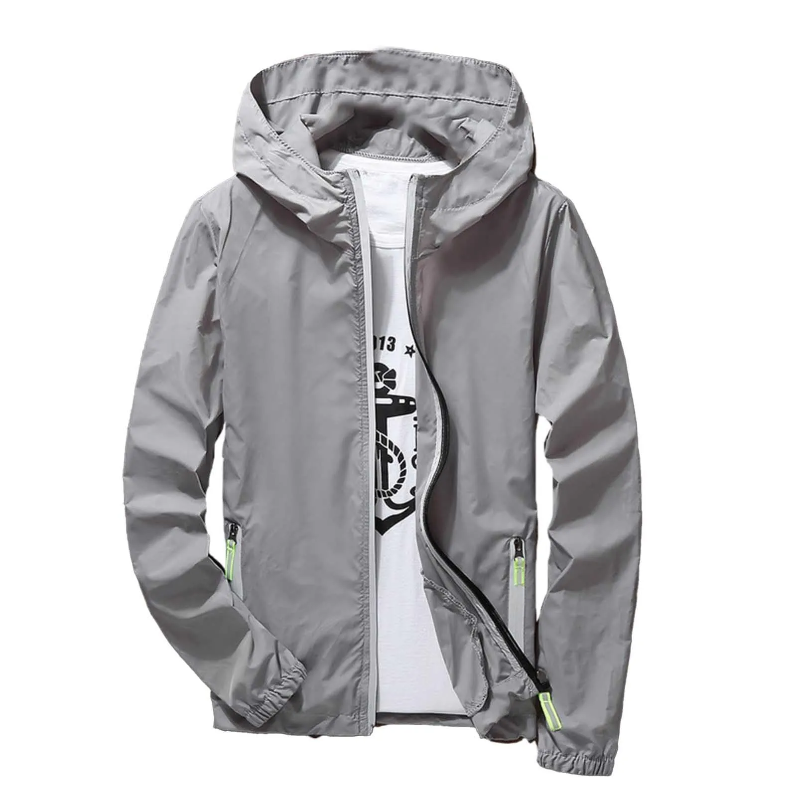 Giubbotto Uomo Primaverile, Bomber Uomo Estivo, Giacca da Baseball Casual Giacca College Senza Cappuccio Jacket Cappotto Unisex Varsity Giacca Estiva Uomo Elegante Bomber Jacket - immagine 2