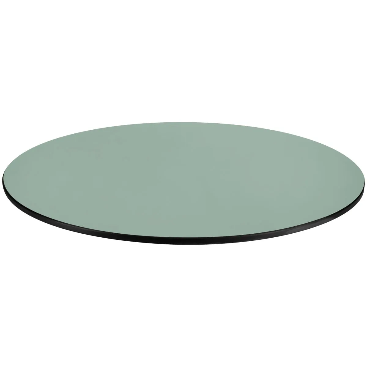 VEGA Piano tavolo da esterno in HPL Compa rotondo; 69 cm (Ø); verde menta; rotonda - immagine 1