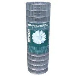 Rete maglie rettangolari (1,2x25mt) acciaio zincato MARGHERITA Zinco SZ09120025B - immagine 1