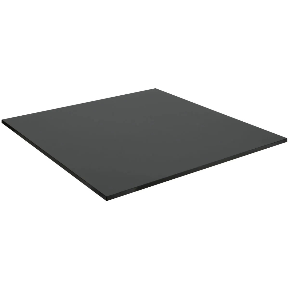 VEGA Piano tavolo da esterno in HPL Compa quadrato; 77x77 cm (LxL); antracite; quadrata - immagine 1