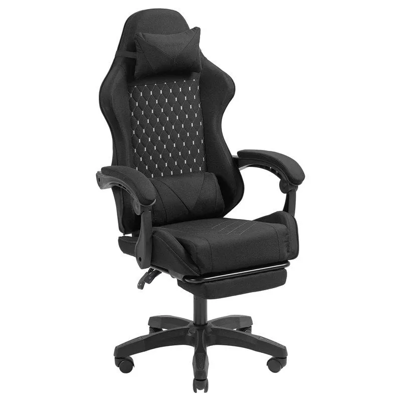 Sedia da gioco in tessuto Mars Gaming MGC-X con schienale reclinabile e poggiapiedi, 120 kg, 4 colori - immagine 1