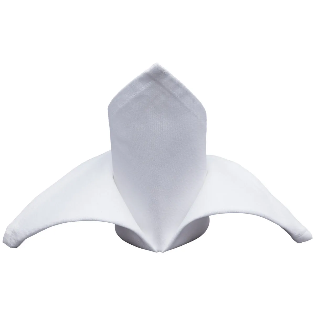 48x PULSIVA Tovaglioli in stoffa Basic; 50x50 cm (LxL); bianco; 48 pz. / Pacco - immagine 1