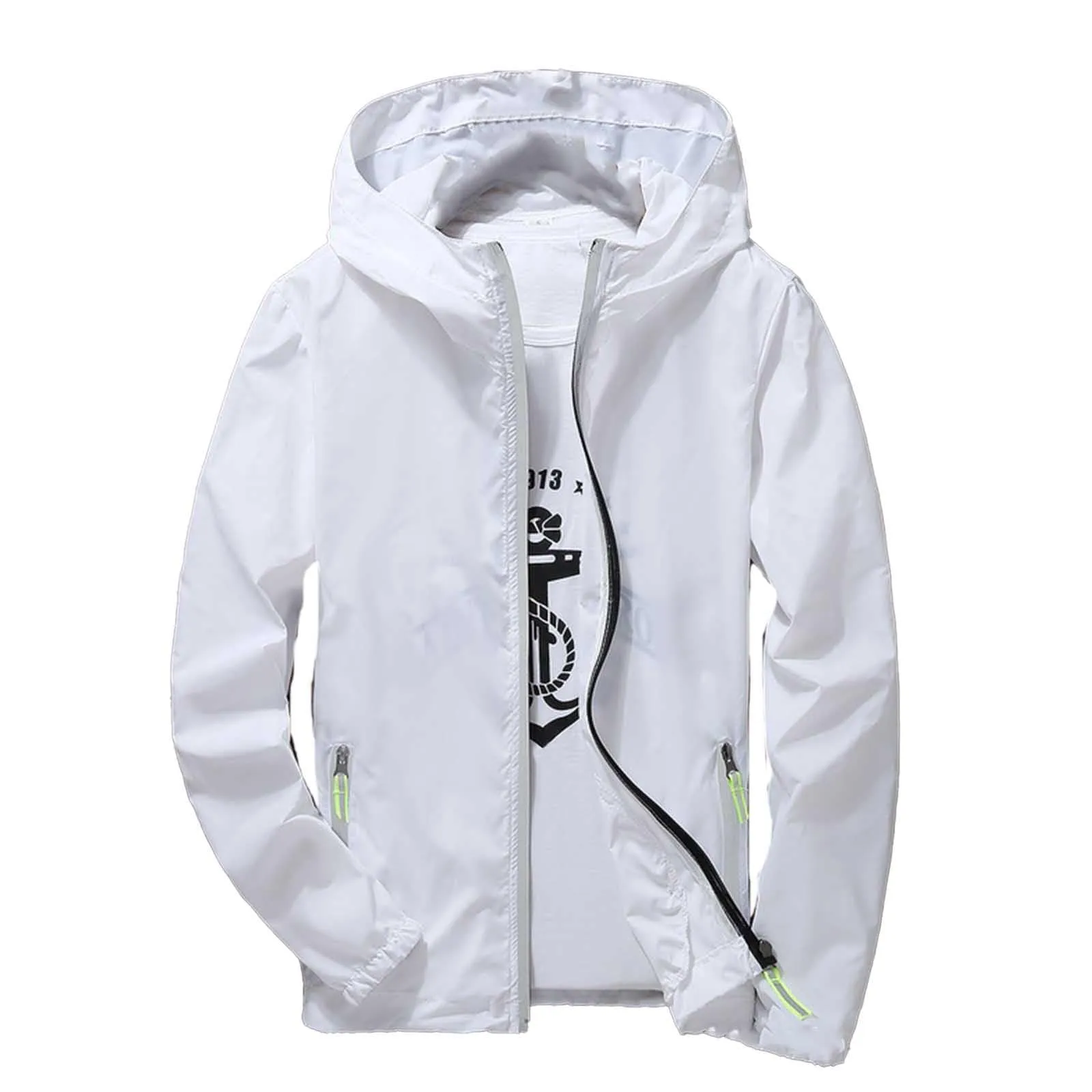 Giubbino Uomo Primavera, Bomber Uomo Cotone, Casual Antivento Bomber Giubbino Classica Primavera Estate Giacchetto Jacket Sportiva con Collo da Baseball Giacca Estiva Uomo Giubbotto Cort - immagine 2
