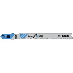 Lame seghetti alternativi tagli medi Metallo T118B 5 pz (92mm) 2608631014 - immagine 1