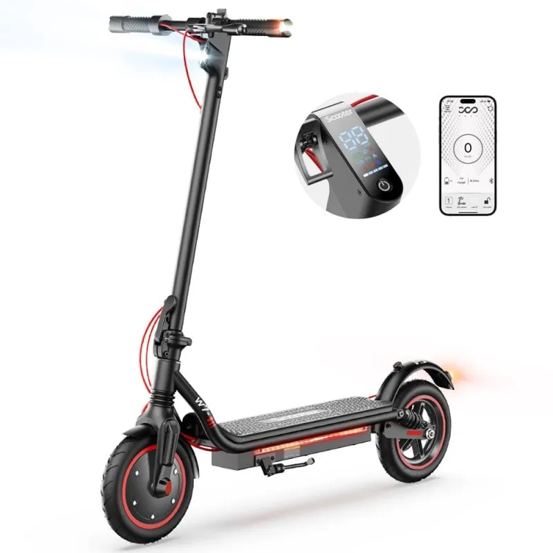 iScooter Monopattino elettrico da 35 km/h, autonomia di 30 km, 350 W, freni E-ABS e luci a LED - immagine 1