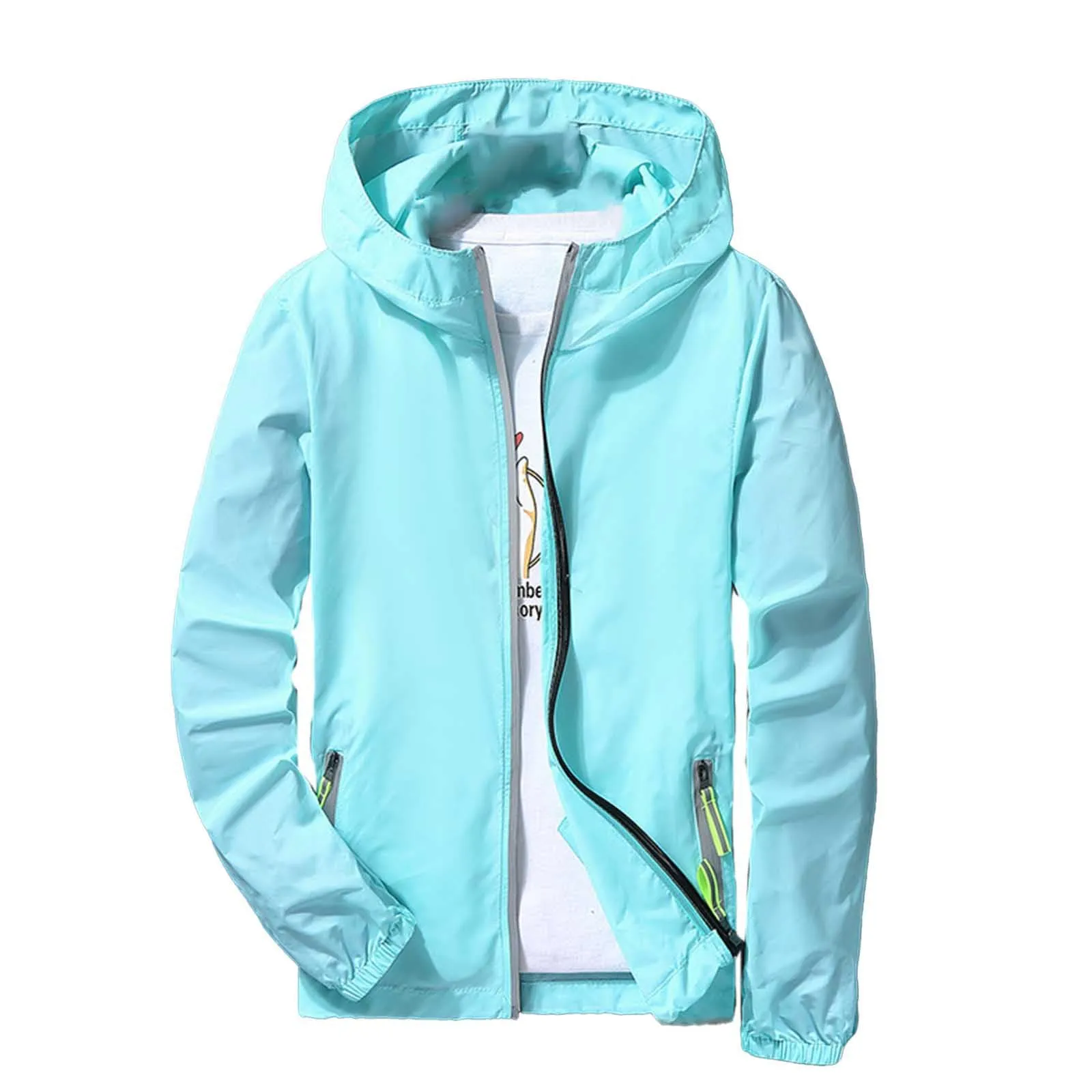Giacca Primaverile Uomo, Bomber Uomo Estivo, Giubbotto Casual Leggero Giacche Bicolore a Contrasto Giubbotto Estive Sportivo Giubbotto Estivo Uomo Cappotto Sottile Sportiva - immagine 1