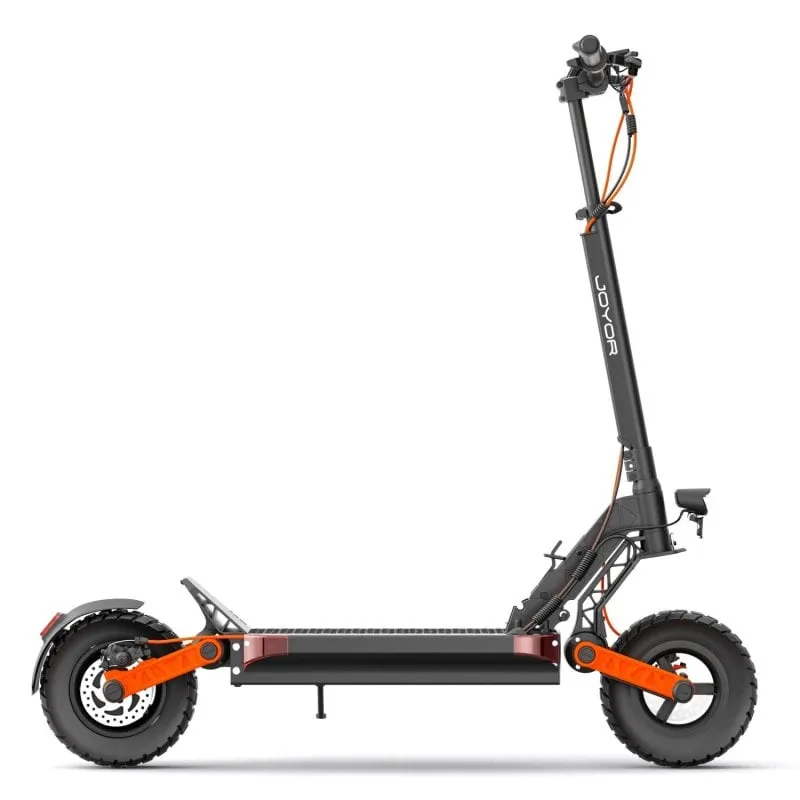 Monopattino elettrico Joyor, 45 km/h, autonomia 85 km, 600 W, pieghevole, pneumatici da 10", freni a disco - immagine 1