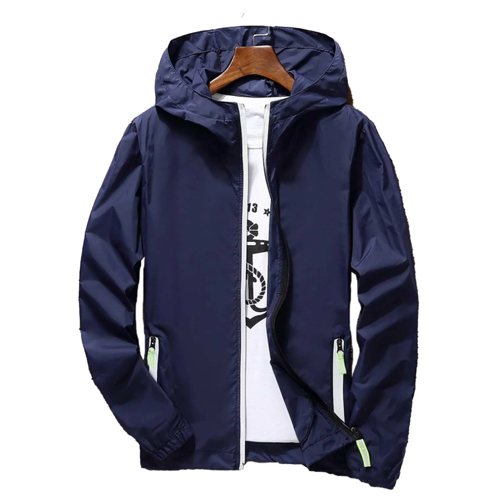 Giacca Uomo Primavera, Bomber Uomo Primaverile, Casual Cotone Bomber Mimetica Militare Tattica Cargo Giacca a Maniche Lunghe Giacca Estiva Uomo Elegante Giacca Uomo Casual - immagine 1