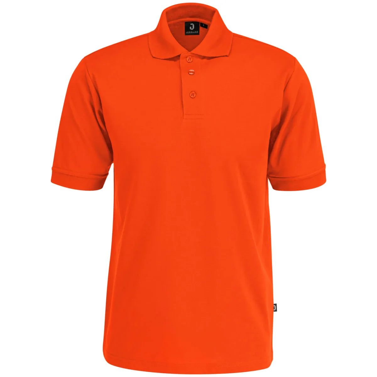 JOBELINE Polo da uomo Fly maniche corte; Taglia 4XL; arancione - immagine 1
