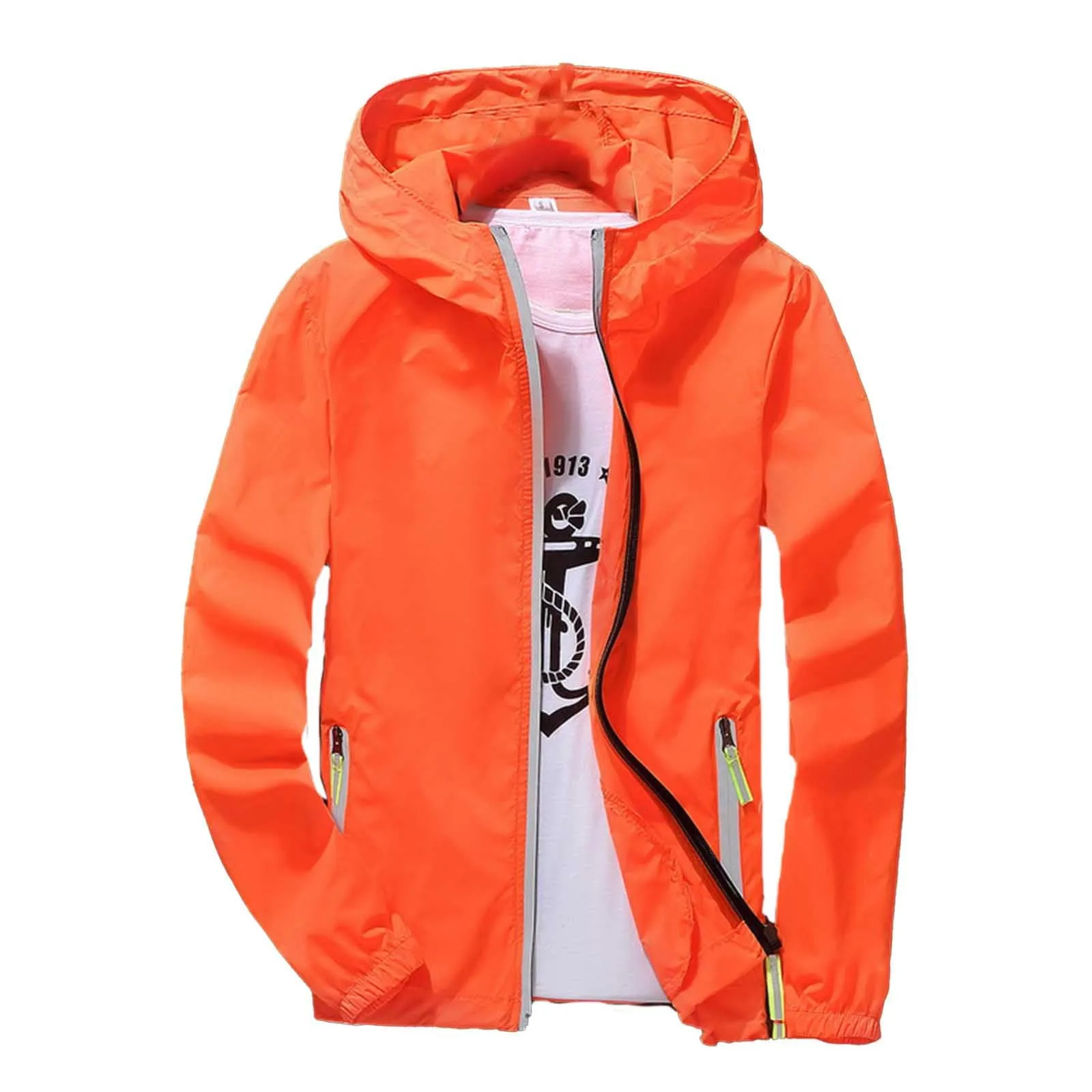 Giacca Uomo Primavera, Giacca Bomber Uomo, Casual Antivento Bomber Giubbino Classica Primavera Estate Giacchetto Jacket Sportiva con Collo da Baseball Giacchetta a Vento Giubbotto - immagine 3