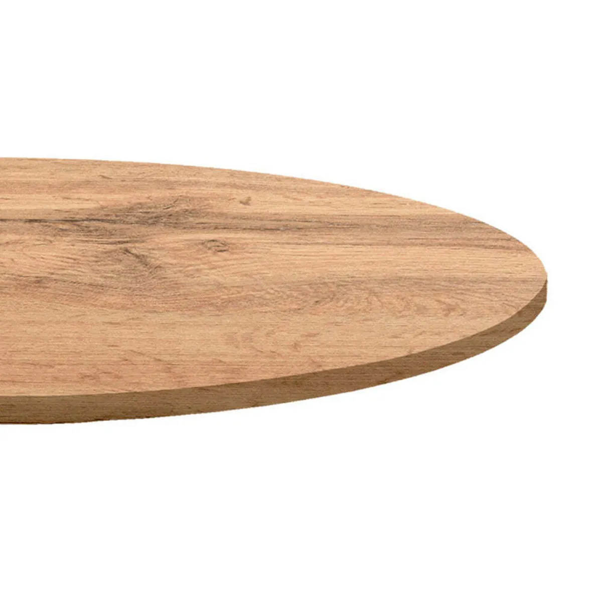 RestooTab Piano tavolo rotondo, laminato legno; 70x70 cm (LxL); quercia; rotonda - immagine 1
