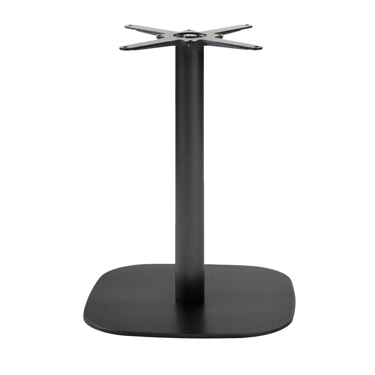 RestooTab Base tavolo rettangolare Round; 42x60x73 cm (LxLxH); nero - immagine 1