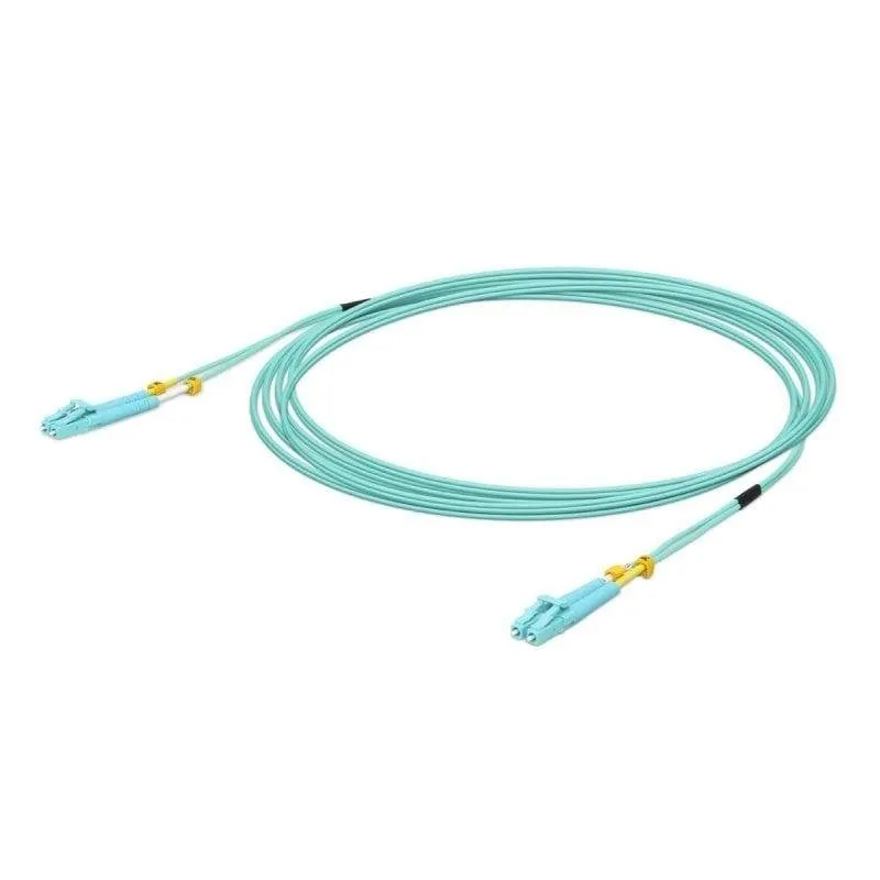 Cavo Fibra Ottica Ubiquiti UOC-3 OM3 Duplex LC 3m Alta Velocità Affidabilità - immagine 1